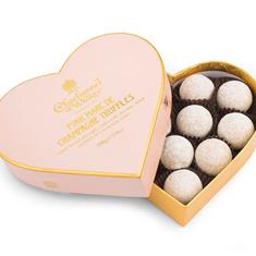 Charbonnel et Walker Pink Marc de Champagne Truffle Heart